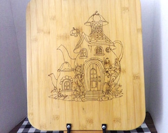 Tea Pot Serving Tray
