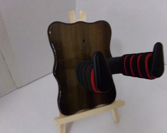 Custom Wood Locking Wall Hangers for Guitars #244