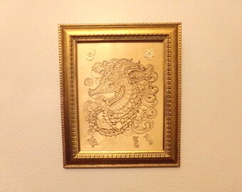 Seahorse - Framed