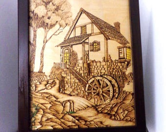 Watermill House - Framed