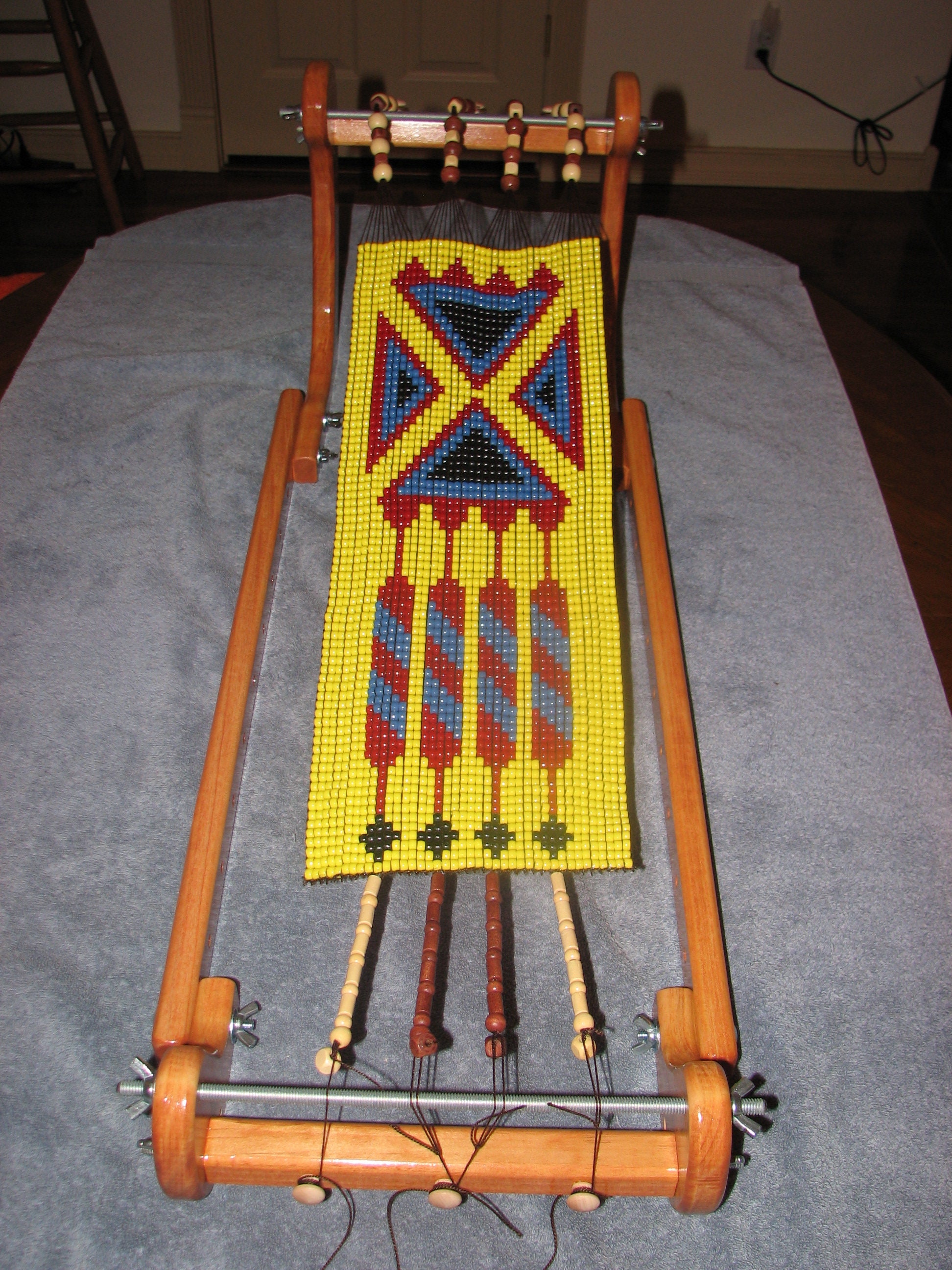 Expandable Wood Bead Loom 1506