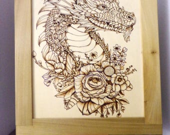 Dragon - Left side - Framed