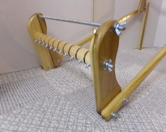 Gerdan style Expandable Wood Bead loom with stand # 91