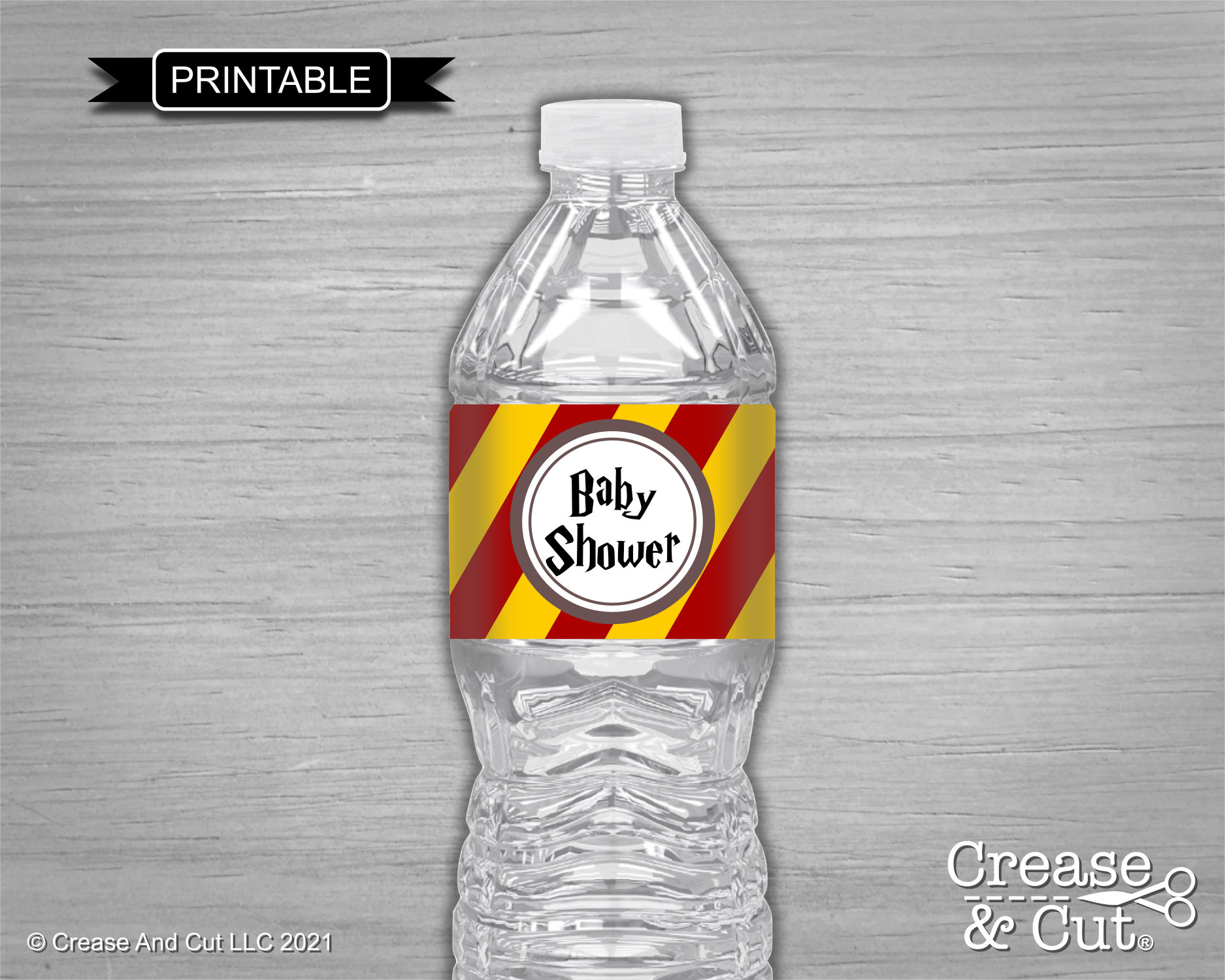 Printable Wizard Baby Shower Water Bottle Labels Digital PDF Instant Download for Wizard Theme Party Decorations Wizard Party