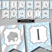 It's A Boy Banner Printable Baby Blue Gray Elephant Baby Shower Banner ...