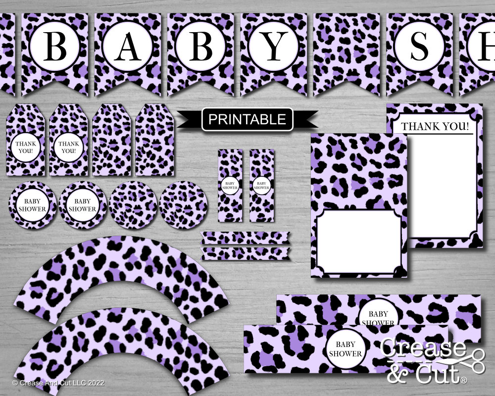 Leopard baby hotsell shower decorations