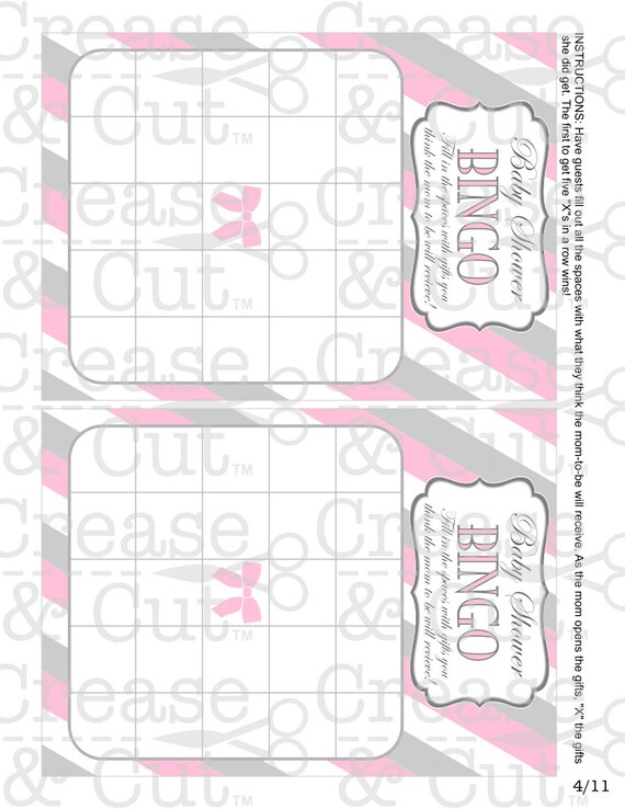 Pink And Grey Girl Sugar And Spice Bow Baby Shower Decorations Etsy