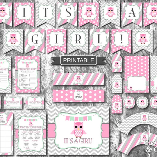 Owl Baby Shower Decorations - Etsy