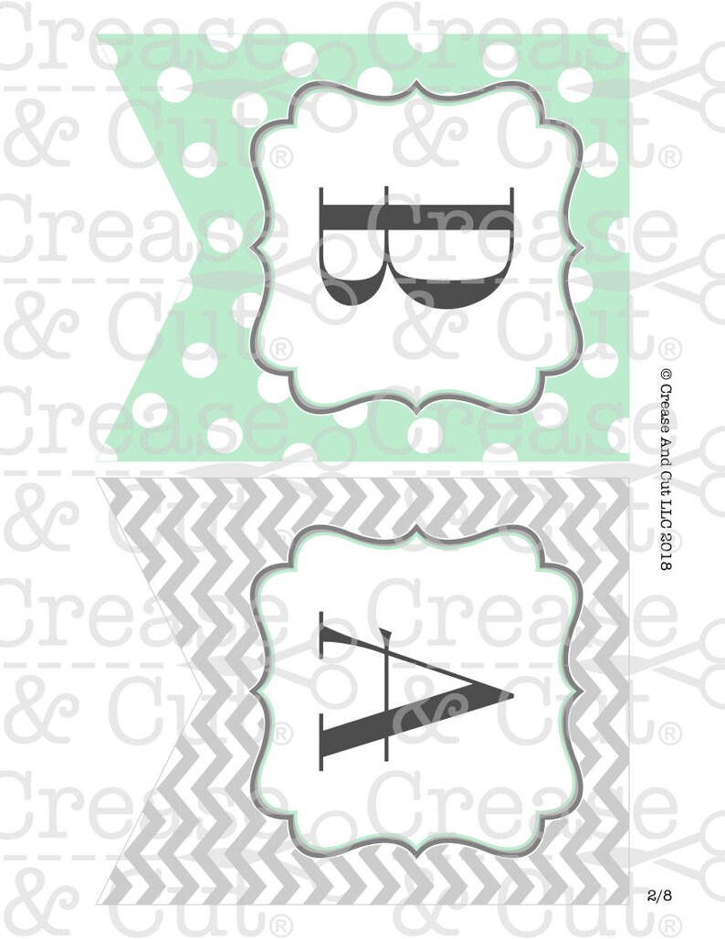 Mint Green Elephant Baby Shower Decorations Banner Signs Food Labels Games Printable Package PDF Instant Download Boy or Girl Baby Shower