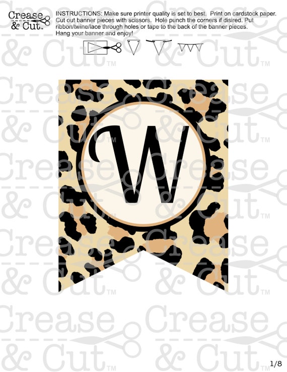 Diy Leopard Print Cheetah Print Baby Shower Decorations Etsy