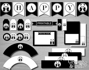 Panda Birthday Party - Etsy