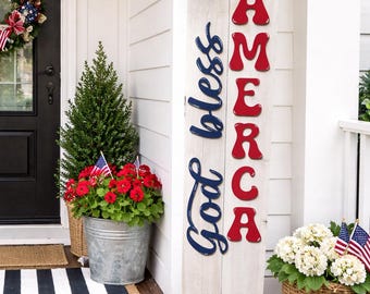 Patriotic USA Porch Leaner (LOCAL Pick-up ONLY)