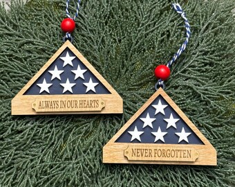 In Remembrance Flag Ornament