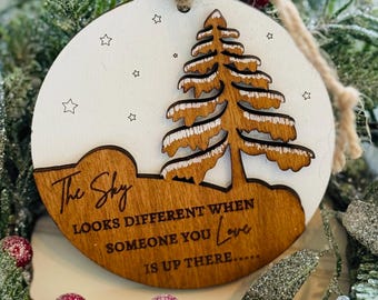 Memorial Ornament, Missing a Loved One, Christmas Memory