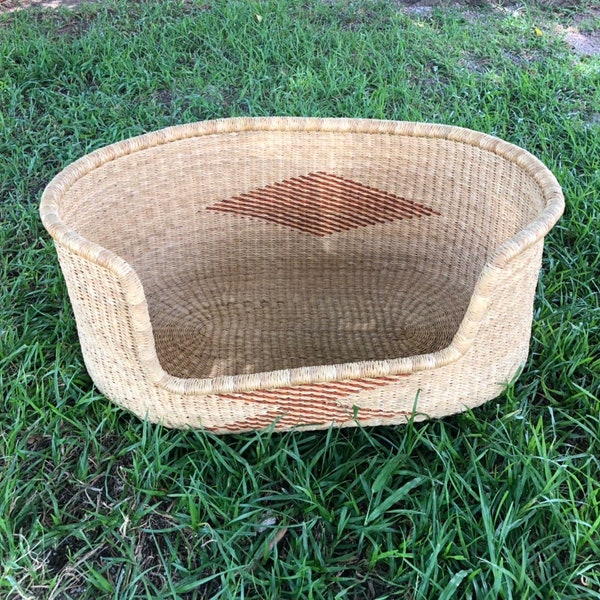 Large  Dog Bed-Dog basket-Wicker Dog Bed-Pet Bed-Bolga Dog bed- dog bed- dog bed basket