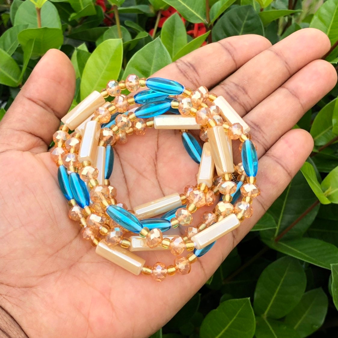 African Waist Beadscrystal Waist Beadsbelly Beadswaist Etsy