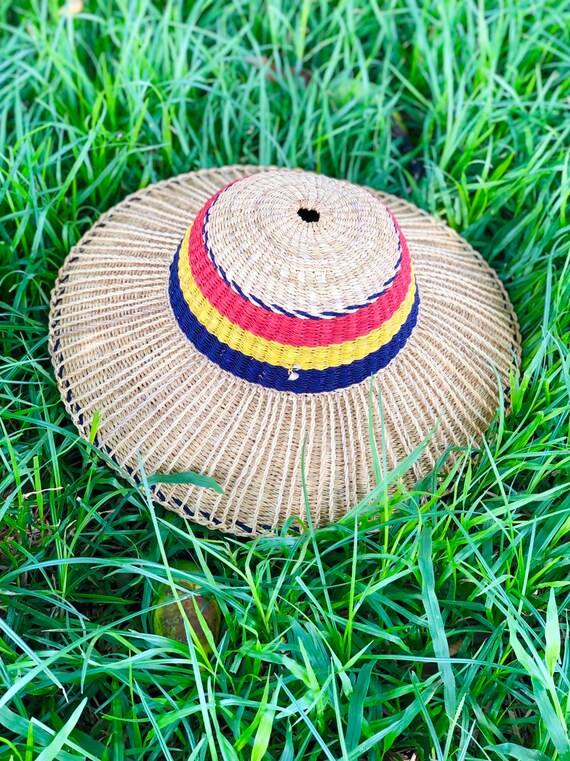 Beach Hat straw Hat for Women-bolga Basket farmers Hat vintage Hat