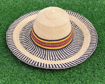 Straw Hat - Floppy Hat - Beach Hat -Wide Brim Hat -Floppy Beach Hat -Custom Straw Hat - Handmade Straw Hat -Sun Hat - Straw Hat Woman