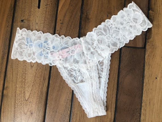 Wedding Mrs Panties, Off-white Bridal Lingerie,bride Thongs, Wedding  Lingerie,wedding Gift, Bachelorette Gift, Custom Name, Lace 