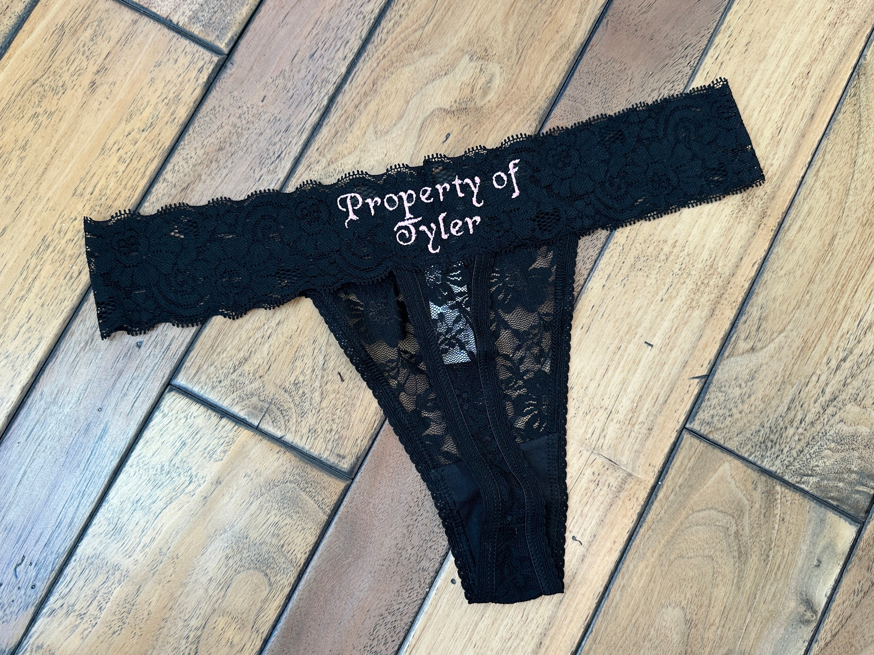 Custom Personalized Thong Property of Daddy property of Panties Custom  Panties Valentine Sexy Gift Daddy Thong 