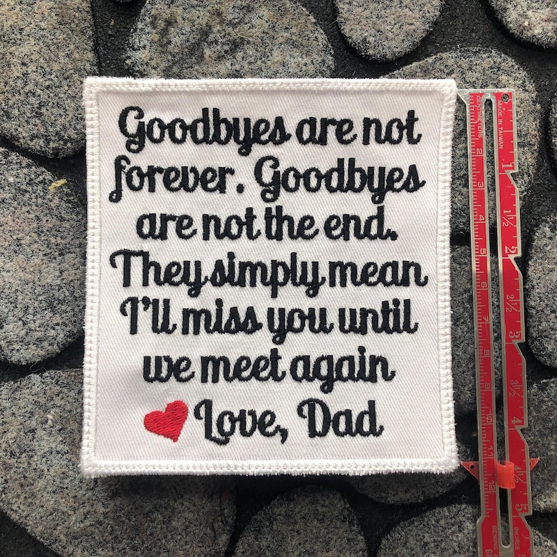 Goodbye Iron on Patch - Etsy