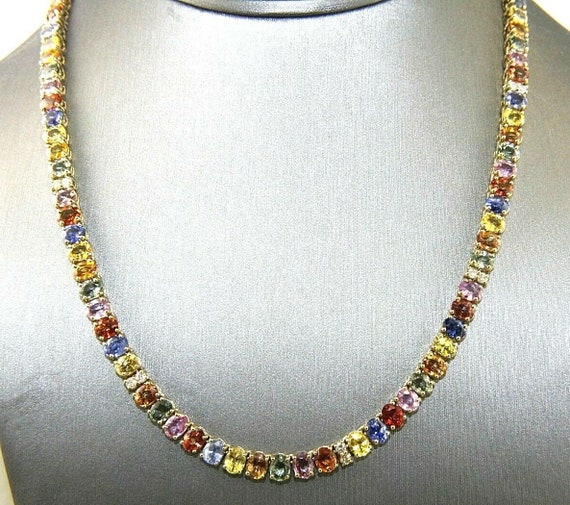 Diamond Tennis Necklace 14K 