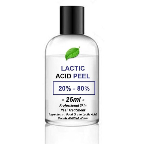 25ml Lactic Acid AHA Skin Peel Your Choice of Strength Etsy