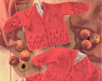 PDF Child Cardigan Knitting Pattern – Vintage, Retro, Childs Cardigan, Childs Jumper - PDF instant download