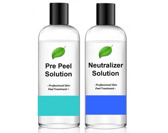 Pre Peel en Neutralizer oplossing – post en pre peeling – 2 x 100ml