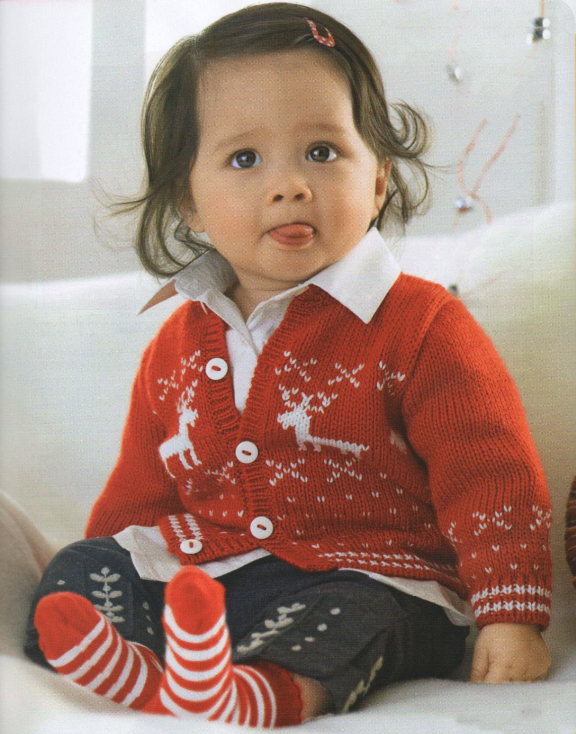 Reindeer Cardigan - Etsy