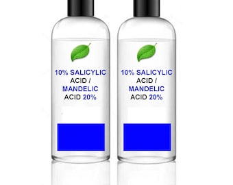 100ml Mandelic Acid/Salicylic Acid AHA/BHA Combination Skin Peel - your choice of strength% - 100ml
