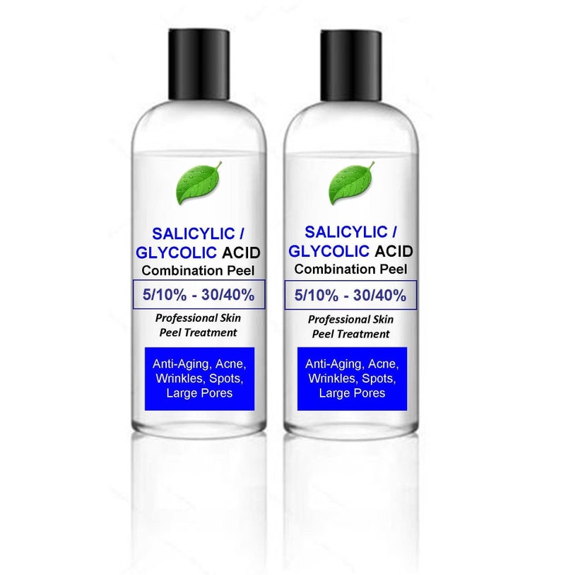 200ml Salicylic Acid/Glycolic Acid Combination Skin Peel your choice of strength% 200ml bumper pack image 1