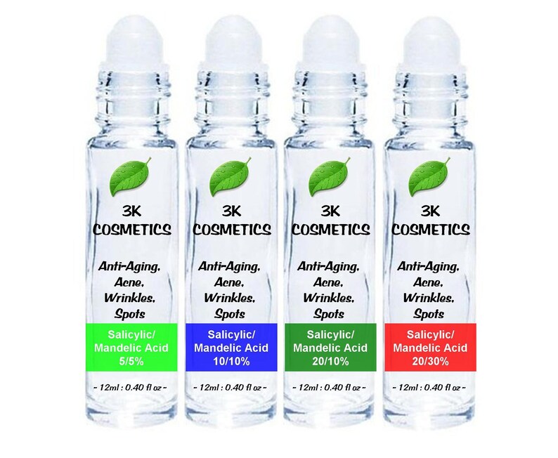 Rollon Mandelic Acid / Salicylic Acid Combination Skin Peel Etsy