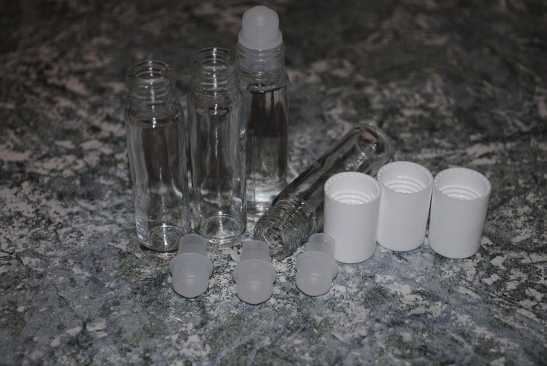 Empty 12 ml Glass Roll-On Rollerball your choice of pack size image 2