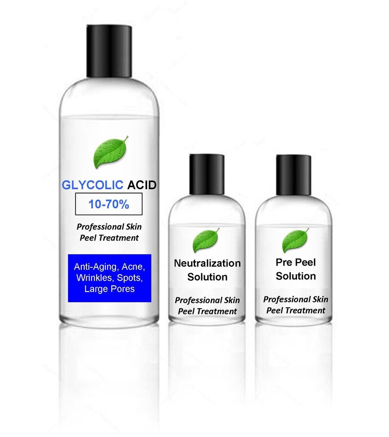 100ml Kit Glycolic Acid AHA Skin Peel Acne Your Choice of Etsy