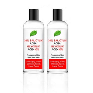 200ml Salicylic Acid/Glycolic Acid Combination Skin Peel your choice of strength% 200ml bumper pack image 8