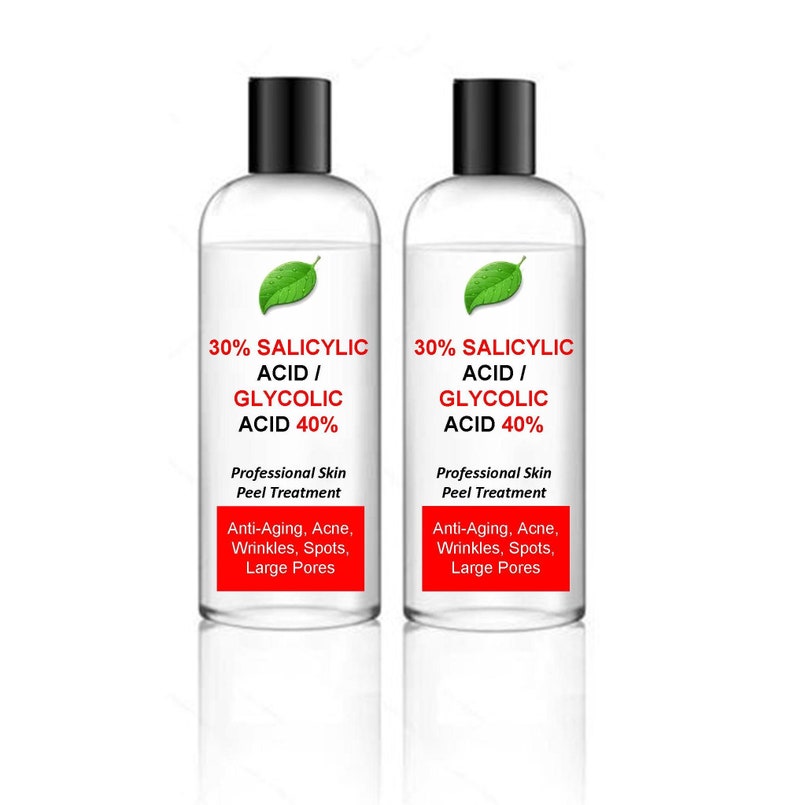 200ml Salicylic Acid/Glycolic Acid Combination Skin Peel your choice of strength% 200ml bumper pack image 9