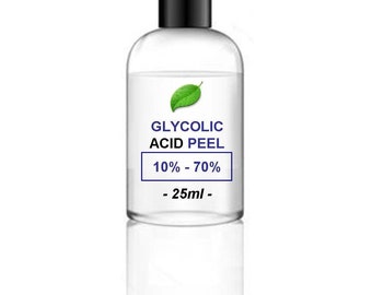 25ml Glycolic Acid AHA Skin Peel – 25ml pack - your choice of %