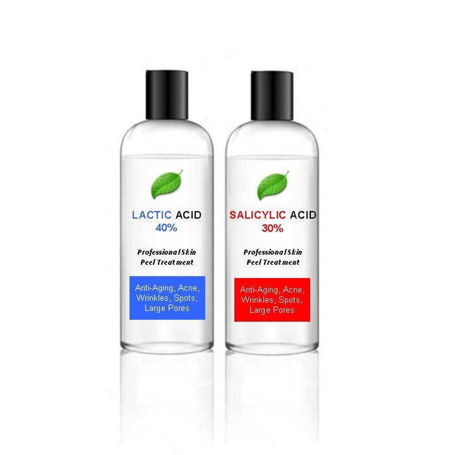 Lactic Acid AHA Skin Peel 100ml Salicylic Acid BHA 100ml Etsy