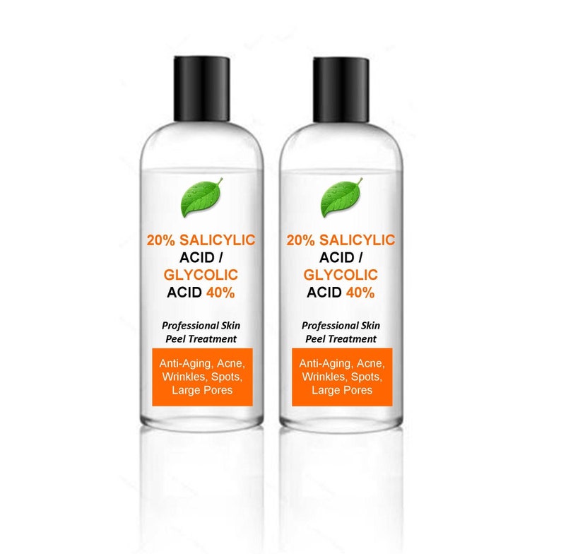 200ml Salicylic Acid/Glycolic Acid Combination Skin Peel your choice of strength% 200ml bumper pack image 7