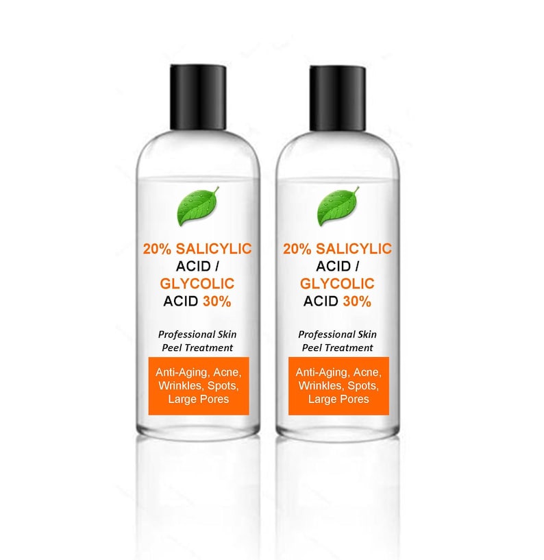 200ml Salicylic Acid/Glycolic Acid Combination Skin Peel your choice of strength% 200ml bumper pack image 6