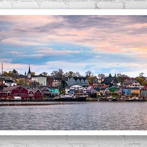 Lunenburg print Nova Scotia wall art. Maritimes South Shore photography. Choose print, matted or framed, or on canvas. image 7