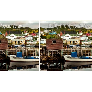 Newfoundland wall art Petty Harbour. Fishing harbor photography home decor. Nautical village landscape picture. Choose print or canvas image 10