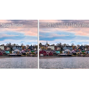 Lunenburg print Nova Scotia wall art. Maritimes South Shore photography. Choose print, matted or framed, or on canvas. image 10