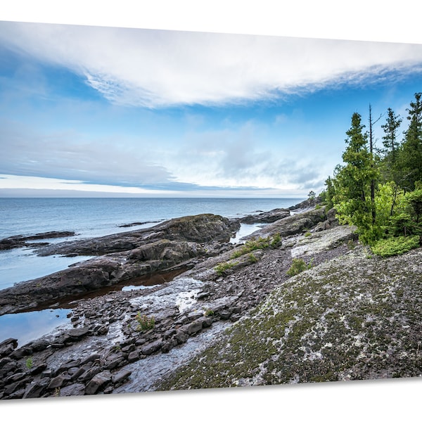 Lake Superior Framed Canvas Art - Etsy