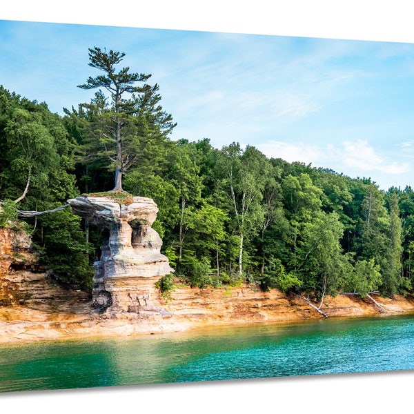 Lake Superior Framed Canvas Art Etsy