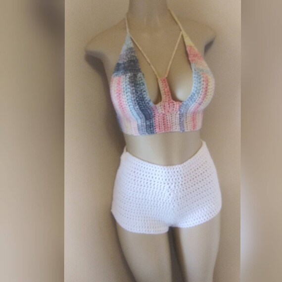 bikini top and shorts set
