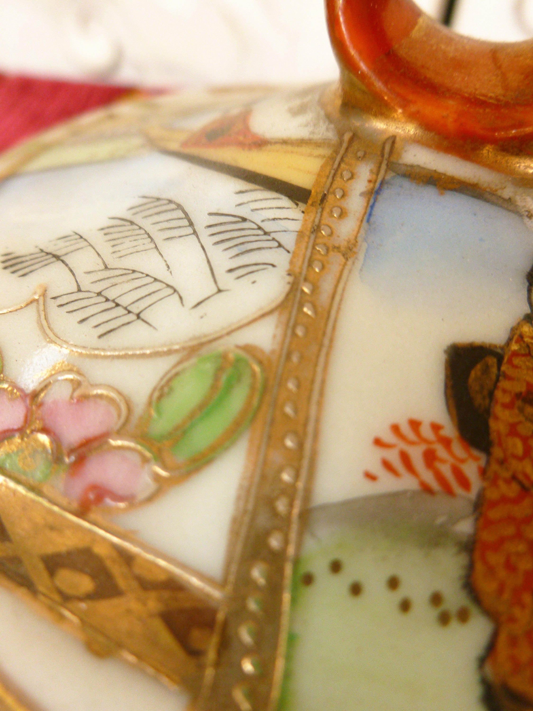 Antique Satsuma Trinket Box. 1930 Japanese Porcelain. Gilded Etsy UK