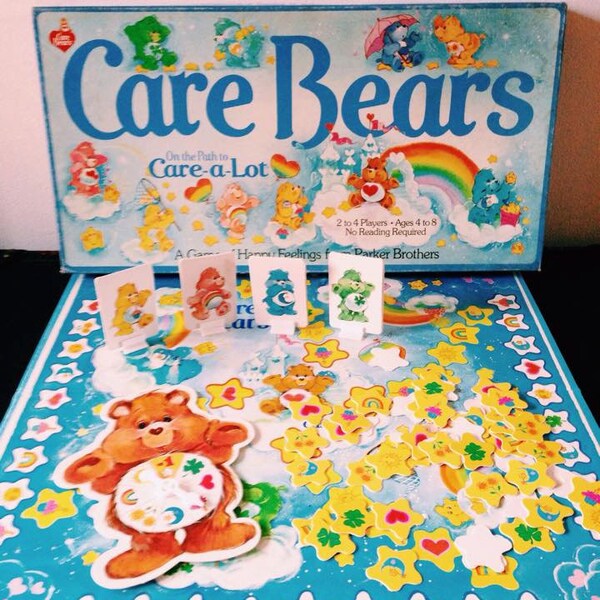 Vintage (1983) Care Bears Care-A-Lot Board Game