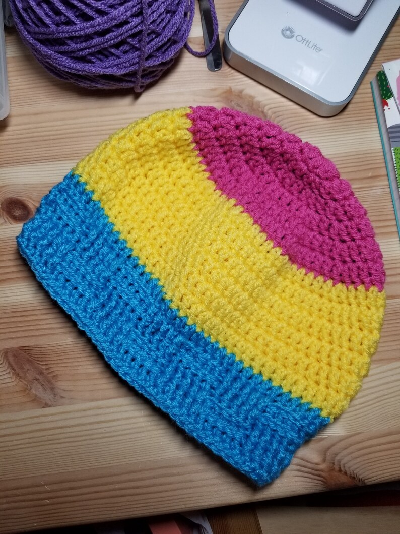 Ready to Ship Crochet Pride Beanie